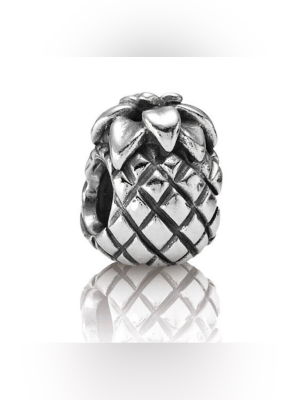 Authentic Pandora Pineapple Charm Sterling Silver - Retired Style